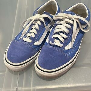 Vans blue suede shoes